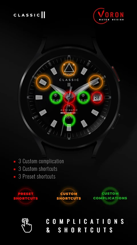 Voron CLASSIC II Watch Face screenshot