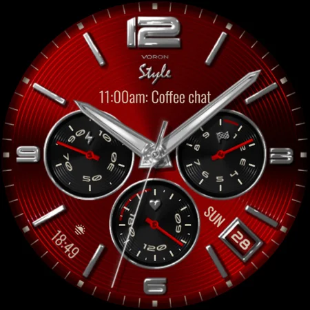 Voron STYLE Analog Watch Face screenshot