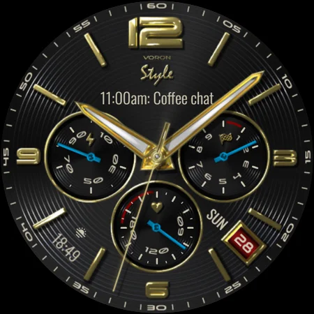 Voron STYLE Analog Watch Face screenshot