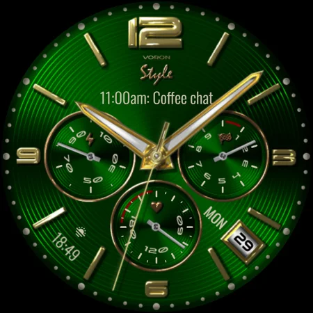Voron STYLE Analog Watch Face screenshot