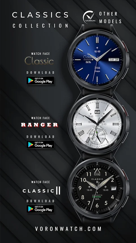 Voron STYLE Analog Watch Face screenshot