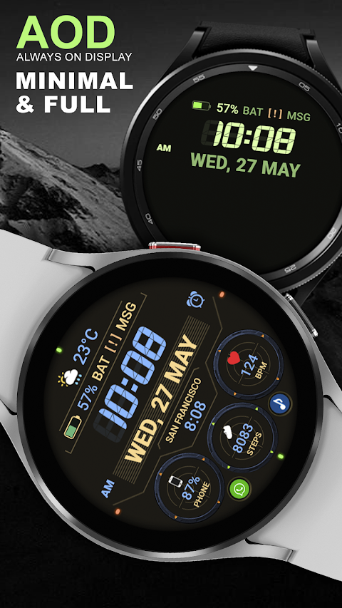 WFP 354 Tactical Watch face screenshot