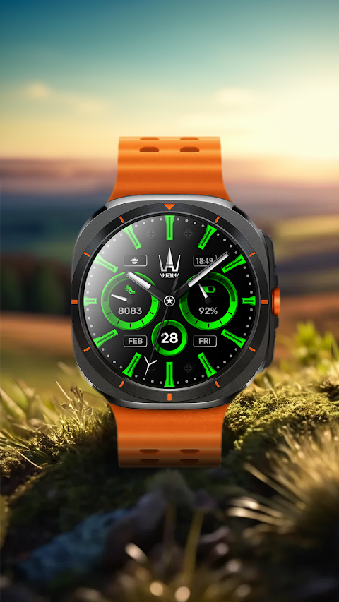 WAW001 Hybrid Watch Face screenshot