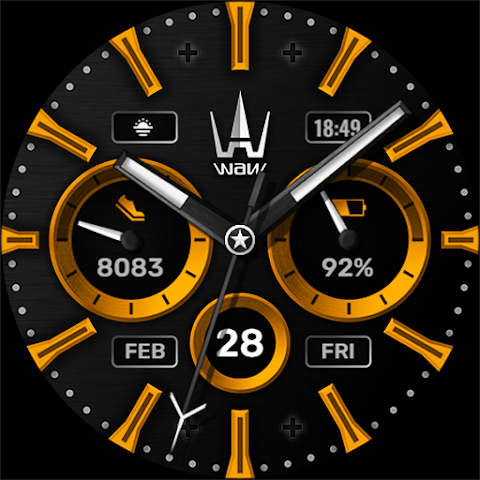WAW001 Hybrid Watch Face screenshot