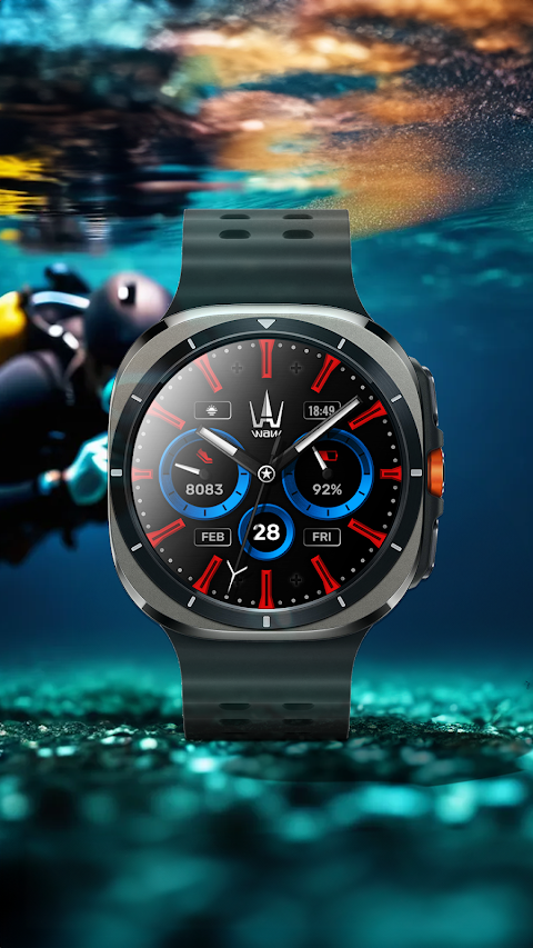 WAW001 Hybrid Watch Face screenshot