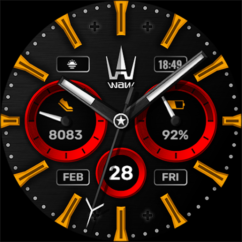 WAW001 Hybrid Watch Face screenshot