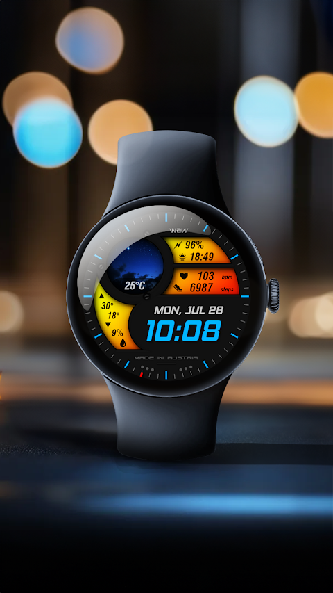 WAW016 Progressive Watch Face screenshot