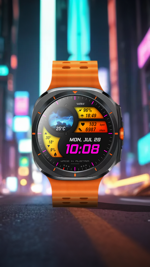 WAW016 Progressive Watch Face screenshot