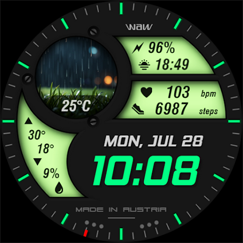 WAW016 Progressive Watch Face screenshot