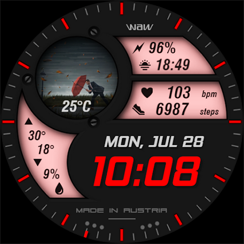 WAW016 Progressive Watch Face screenshot
