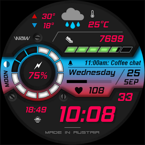 WAW022 Swanky Digital Watch screenshot