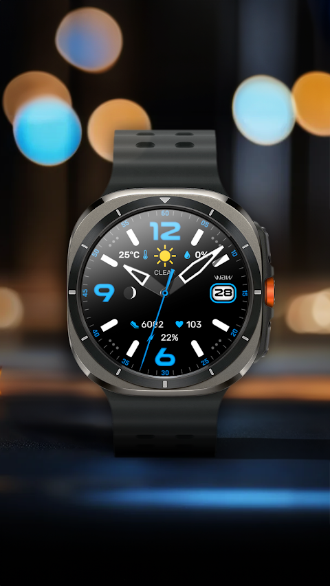WAW025 Posh Tech Watch Face screenshot