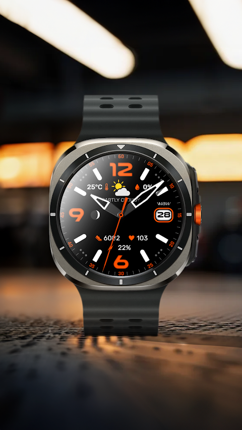 WAW025 Posh Tech Watch Face screenshot