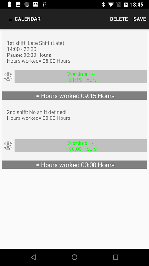 Roster-Calendar Pro screenshot