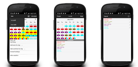 Roster-Calendar Pro screenshot