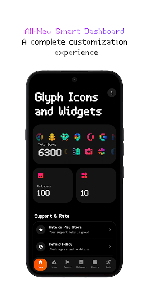 Glyph Icons and Widgets screenshot