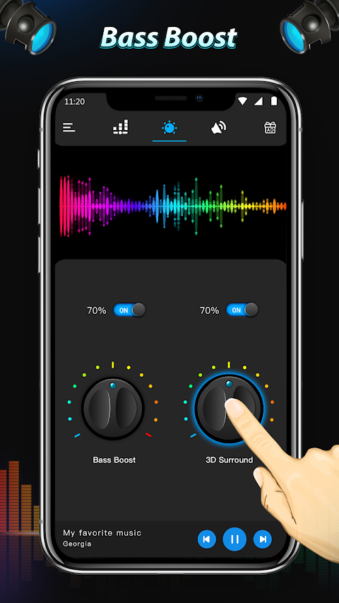 Equalizer & Bass Booster Pro screenshot