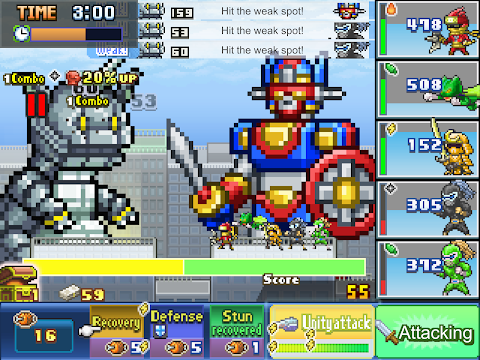 Legends of Heropolis DX screenshot