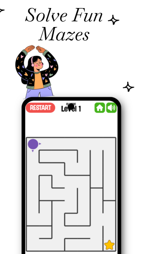 Maze Puzzle Pro : Path Finder screenshot