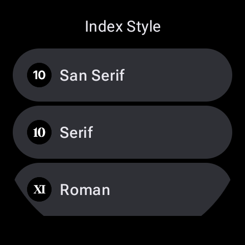 Orange Tosca Analog Watch Face screenshot
