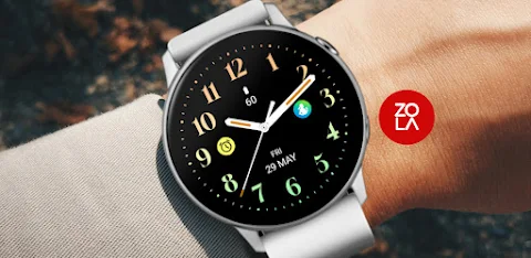 Orange Tosca Analog Watch Face screenshot