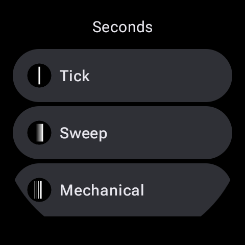 Orange Tosca Analog Watch Face screenshot