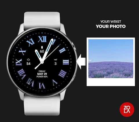 Orange Tosca Analog Watch Face screenshot