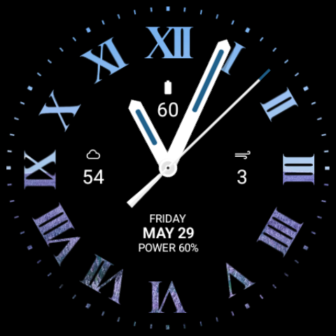 Orange Tosca Analog Watch Face screenshot