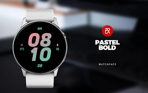 Pastel Bold Watch Face screenshot