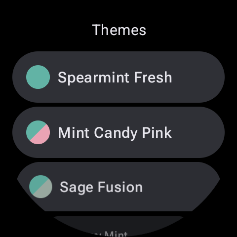 Pastel Bold Watch Face screenshot