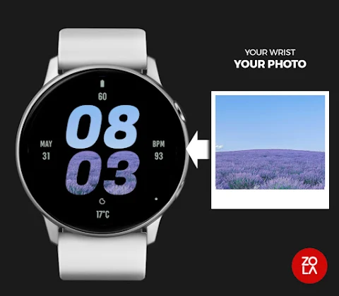 Pastel Bold Watch Face screenshot