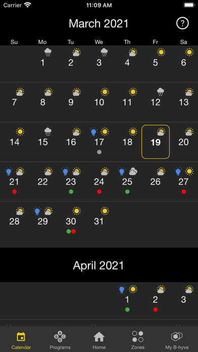 B-hyve Pro screenshot