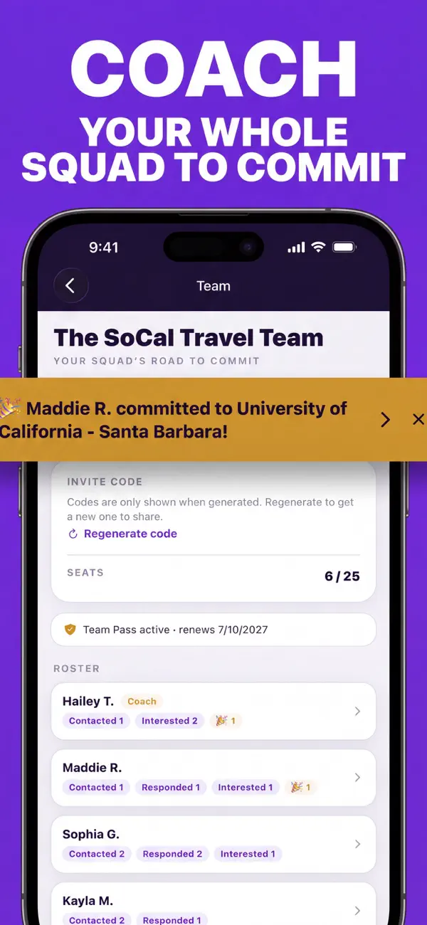 Softball Bound: Recruiting screenshot