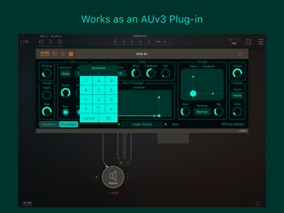 NFM – AUv3: FM Synth screenshot