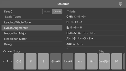 ScaleBud – AUv3 MIDI Keyboard screenshot