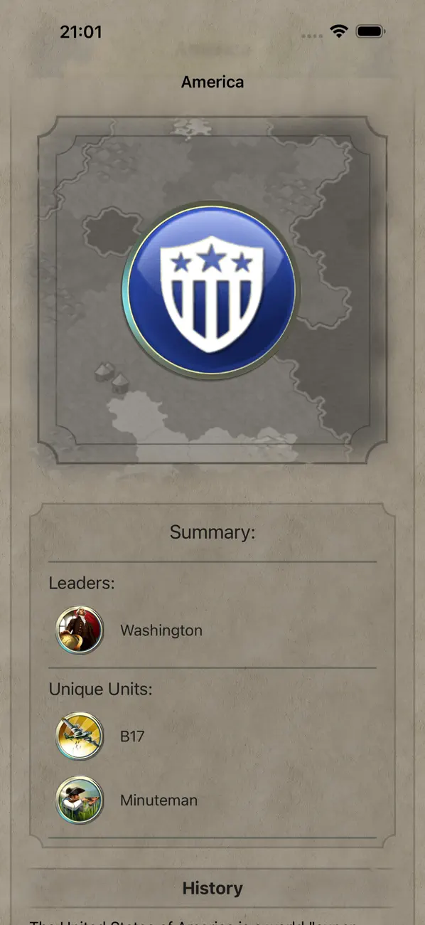 Civilopedia screenshot