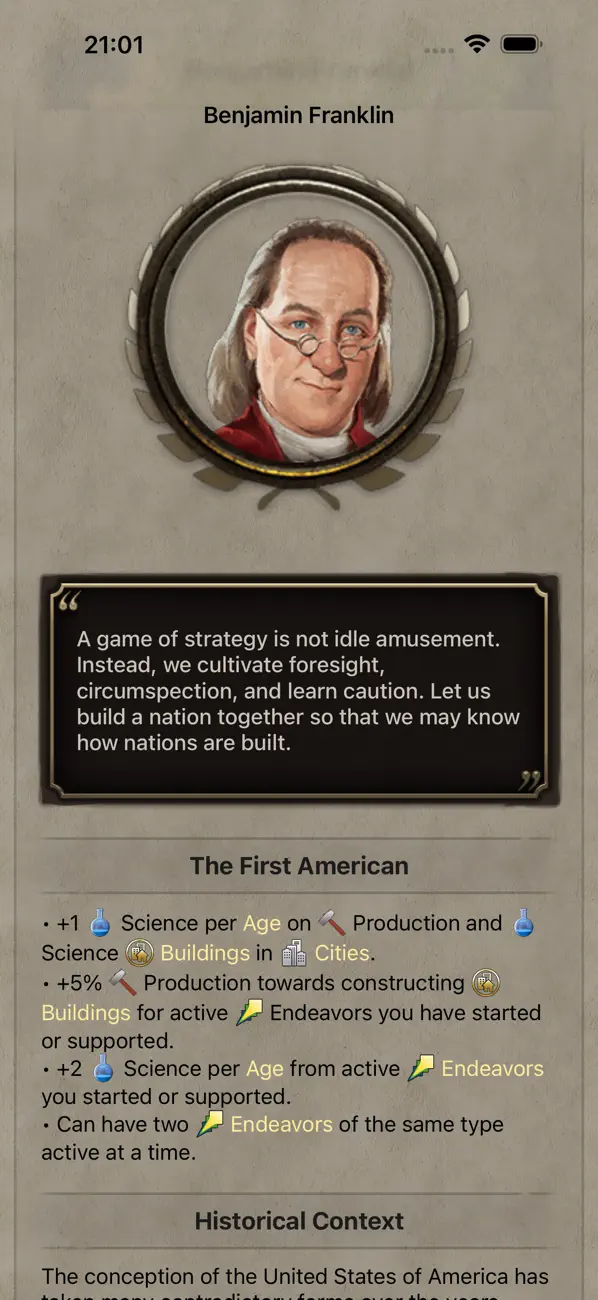 Civilopedia screenshot