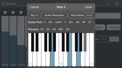 StepBud – AUv3 MIDI Sequencer screenshot