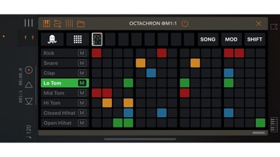 OCTACHRON MIDI Drum Sequencer screenshot