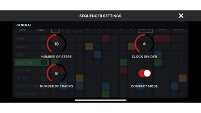 OCTACHRON MIDI Drum Sequencer screenshot