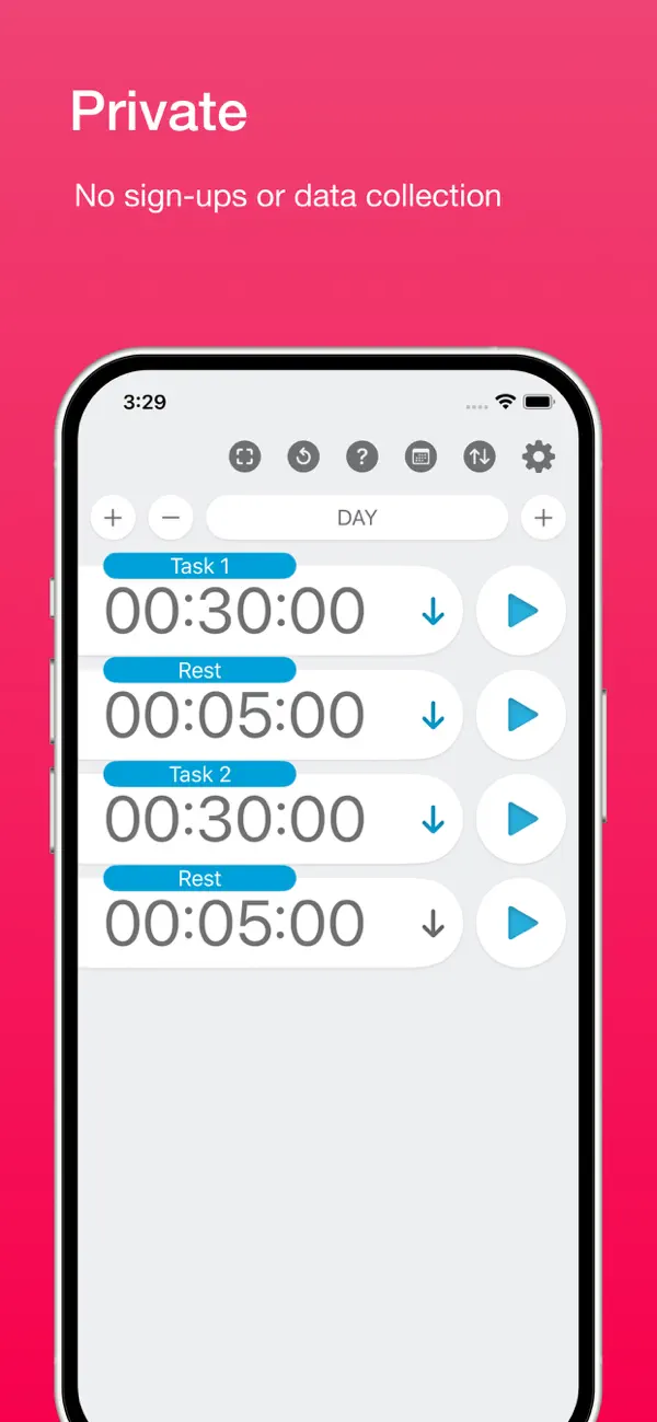 Multi Timer: Offline & Private screenshot