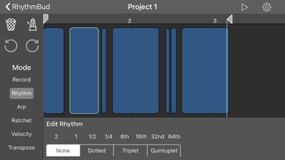 RhythmBud – AUv3 MIDI FX screenshot