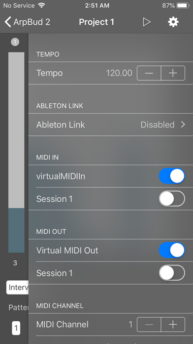 ArpBud 2 AUv3 MIDI Arpeggiator screenshot