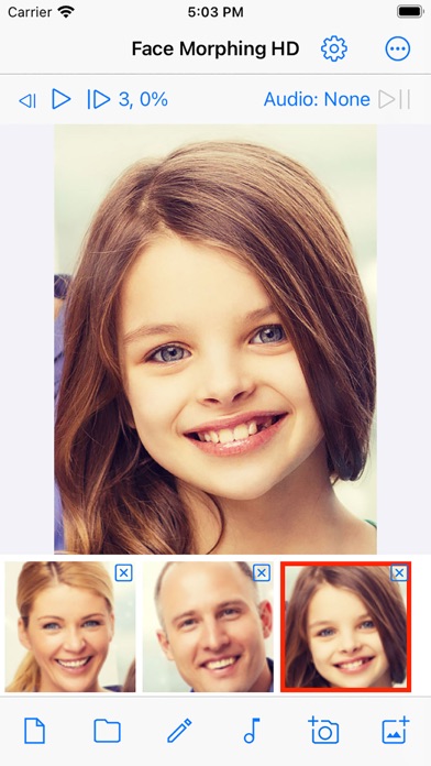 Face Video Morph Animator HD screenshot