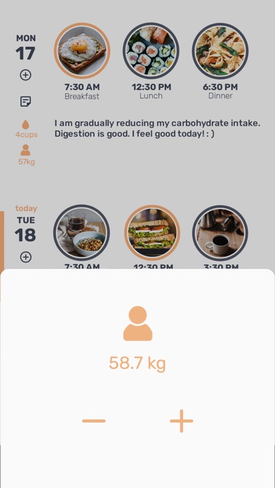 Otter – Food & Meal Diary screenshot