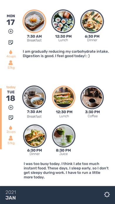 Otter – Food & Meal Diary screenshot