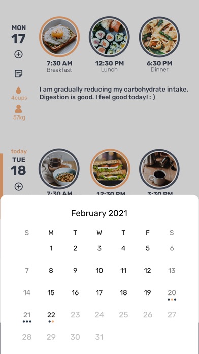 Otter – Food & Meal Diary screenshot