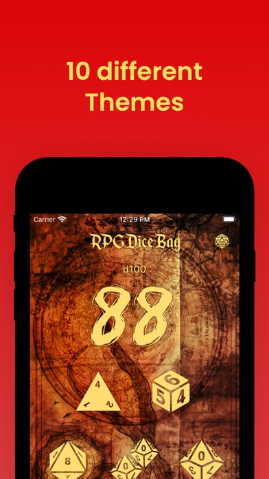 RPG Dice Bag: a simple roller screenshot