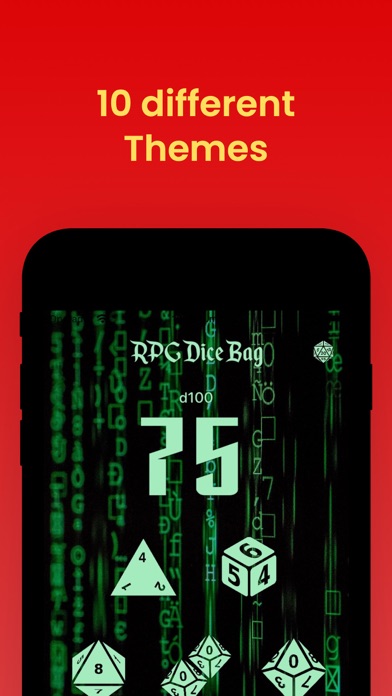 RPG Dice Bag: a simple roller screenshot
