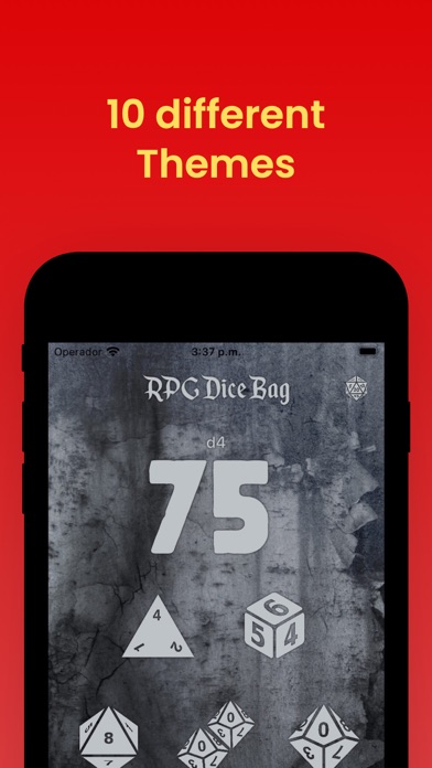 RPG Dice Bag: a simple roller screenshot